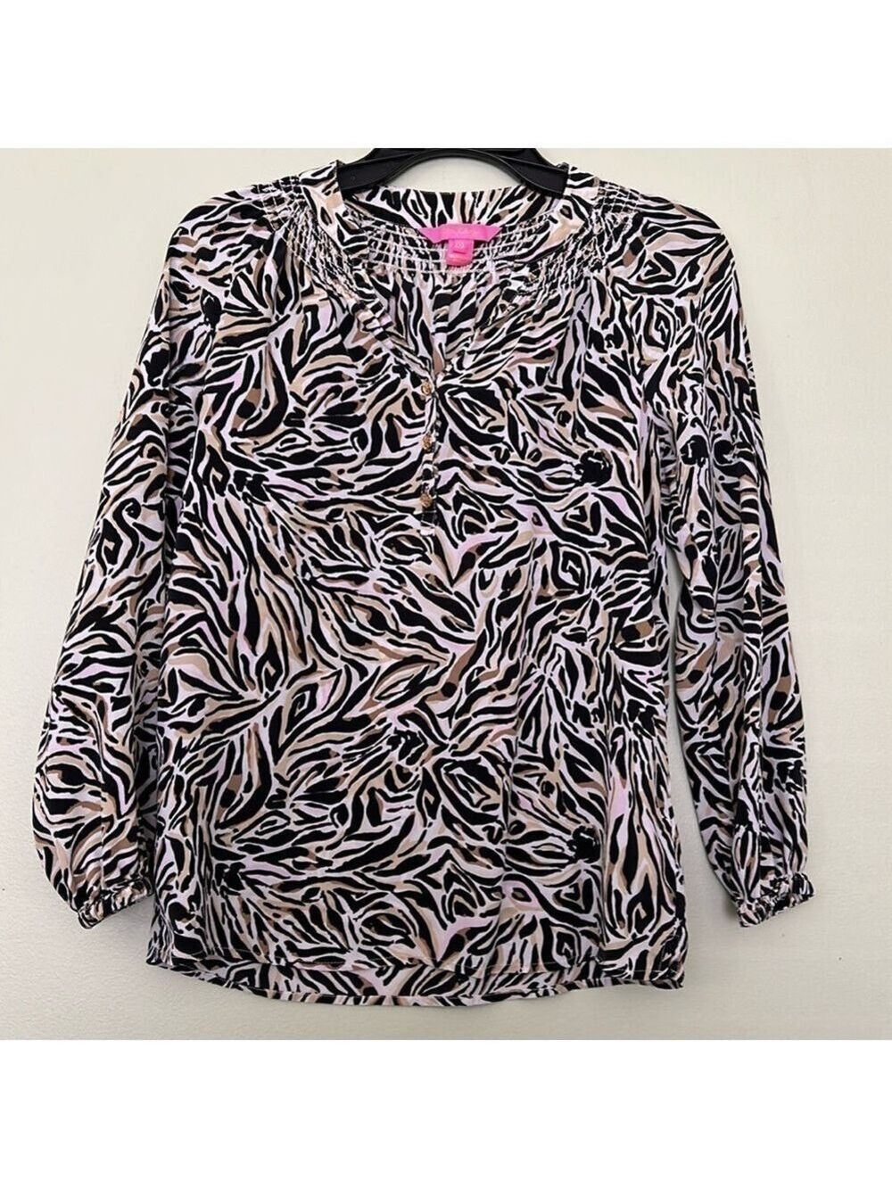 Lily Pulitzer 100% silk blouse